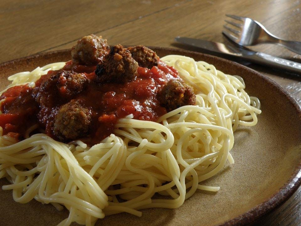 Order Spaghetti & Meatballs - Pasta food online from Zegarellis Restaurant store, Brewster on bringmethat.com