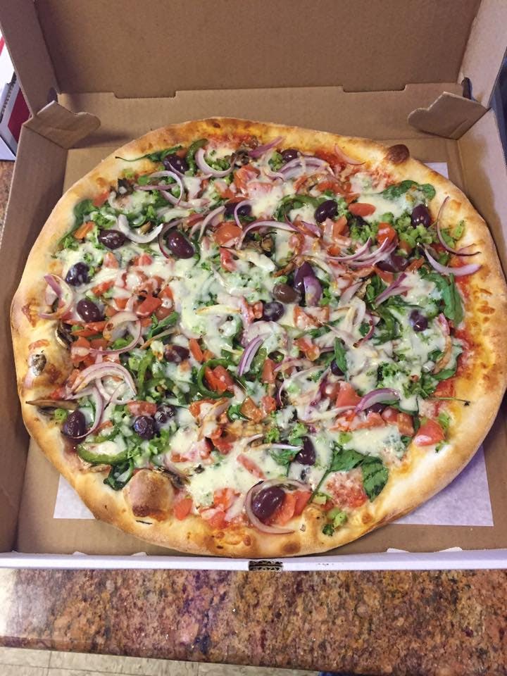 Order Veggie Pizza - Medium 14" food online from Moez Pizza store, Harrisburg on bringmethat.com