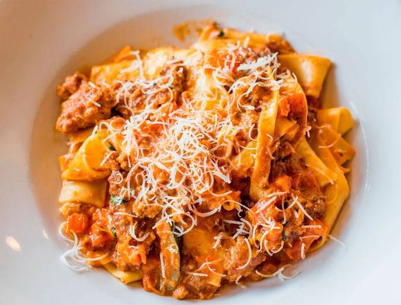 Order Pappardelle & Italian Sausage food online from Louises Trattoria store, Los Angeles on bringmethat.com