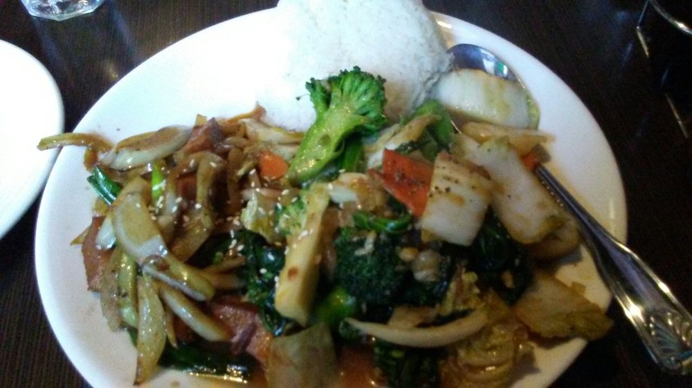 Order 47. Teriyaki Chicken with Rice food online from Indochine Vegan store, San Francisco on bringmethat.com