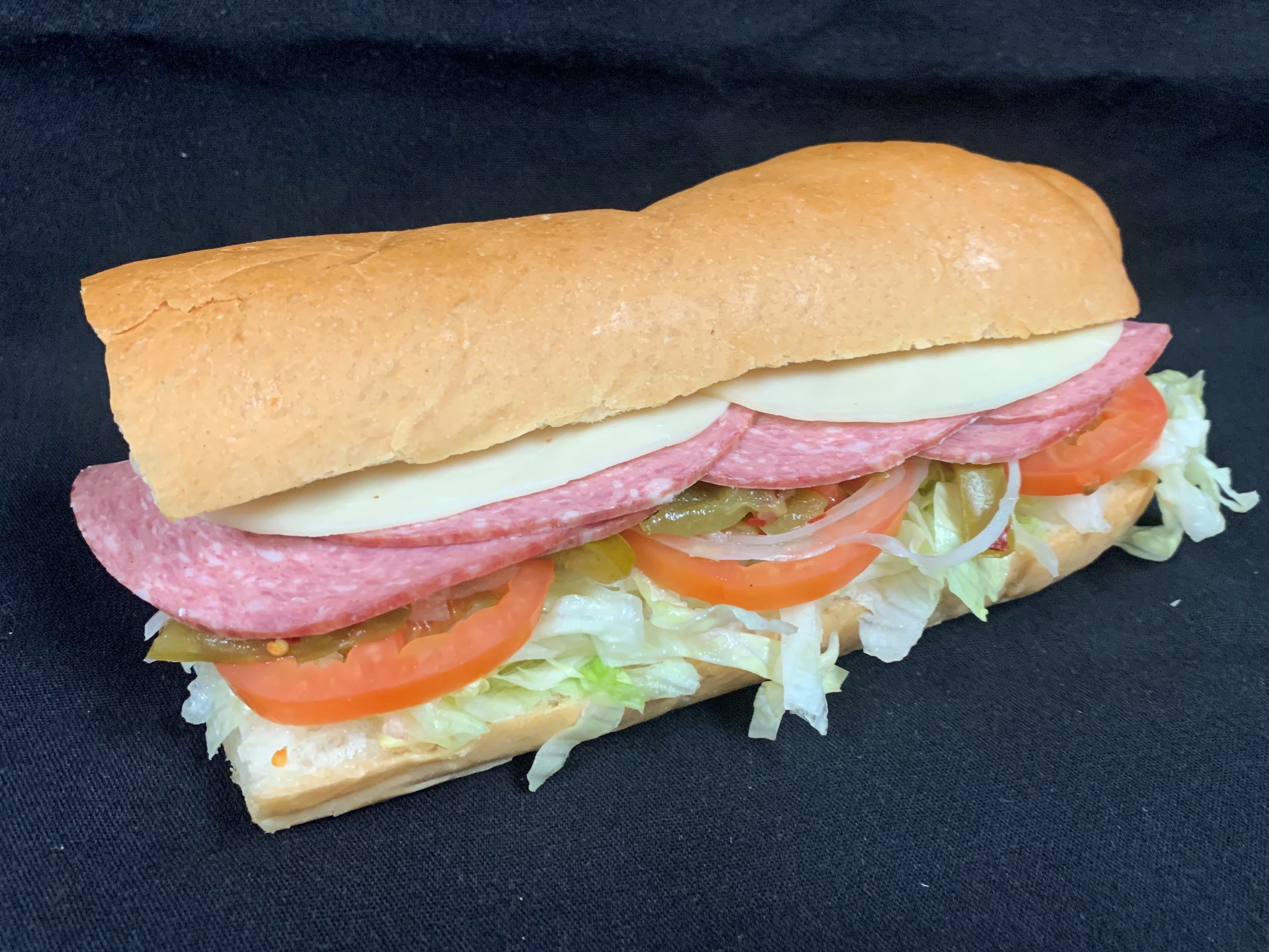 Order 10. Salami and Cheese Sub food online from Tony Subs & Pizza store, Inglewood on bringmethat.com