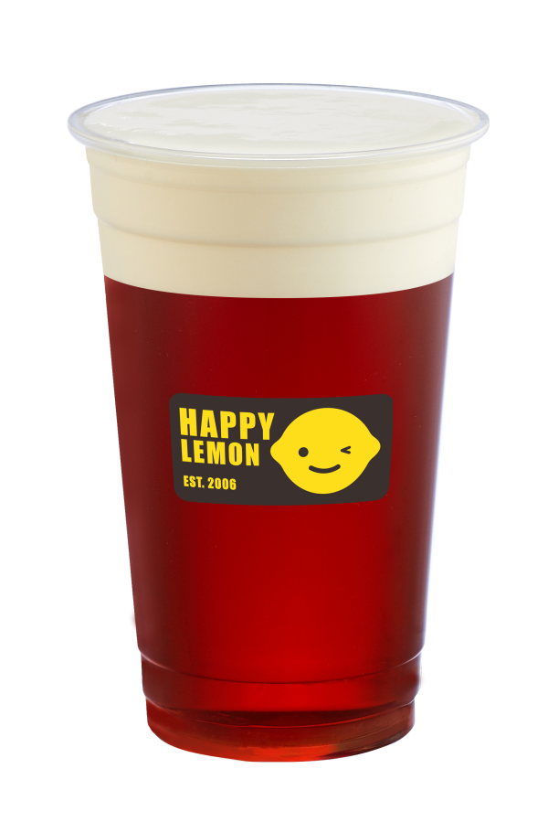 Order B2. Medium Hot Black Tea with Salted Cheese food online from Happy Lemon store, Boston on bringmethat.com