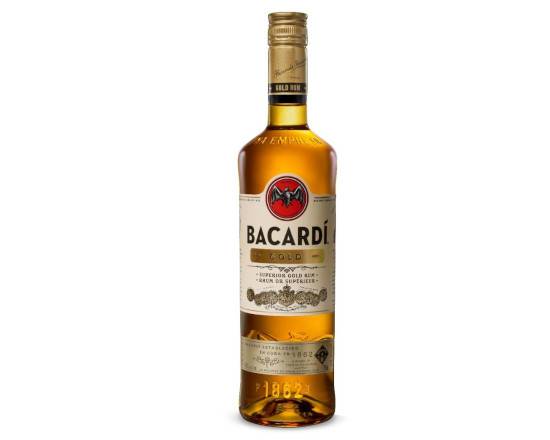 Order Bacardi Gold, 750mL rum (40.0% ABV) food online from Audet's Wine & Spirits, store, Lynn on bringmethat.com