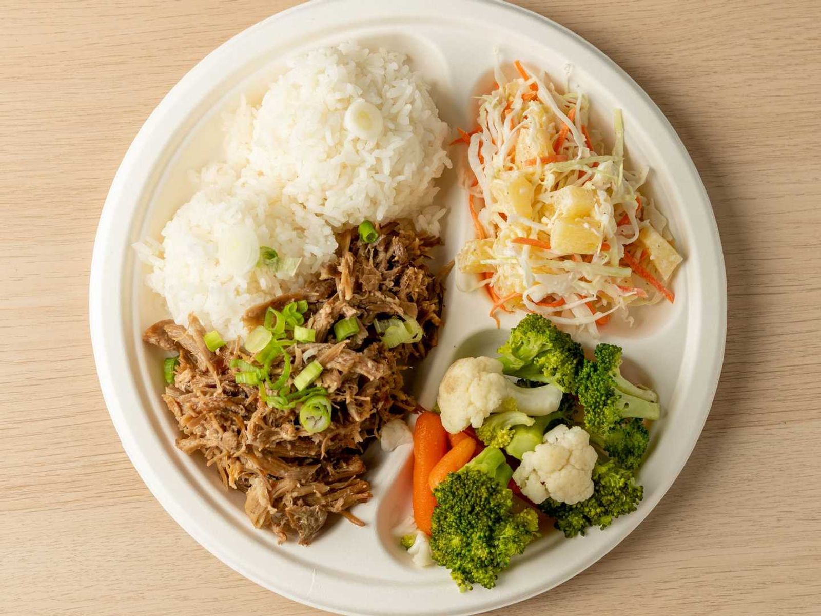 Order Kalua Pork Plate Lunch food online from The Poke Shack store, Champaign on bringmethat.com