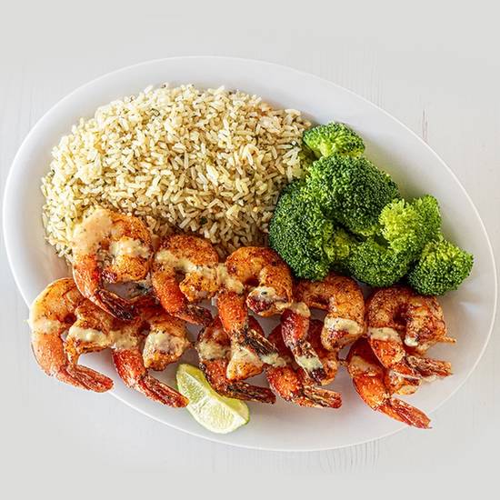 Order Island Grilled Shrimp food online from Hurricane Sports Grill store, Wichita on bringmethat.com