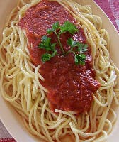 Order Small Spaghetti food online from Massino's Pizzeria store, Aurora on bringmethat.com