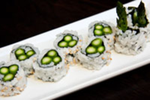 Order Asparagus Roll food online from Tsukiji Sushi Sen store, Santa Monica on bringmethat.com