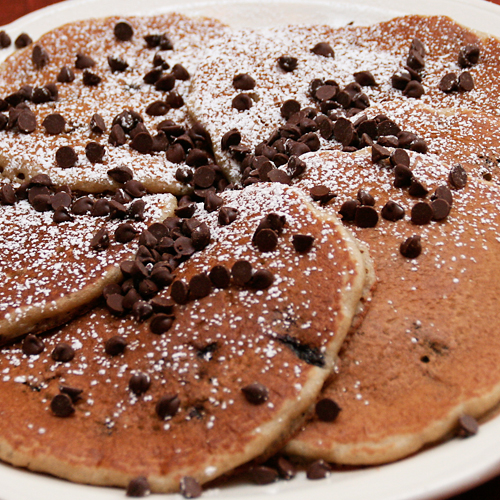 Order Chocolate Chip Pancakes food online from The Original Pancake House store, Chicago on bringmethat.com