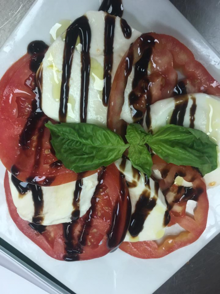 Order Caprese Salad food online from Mario the Baker Pizza store, Miami on bringmethat.com