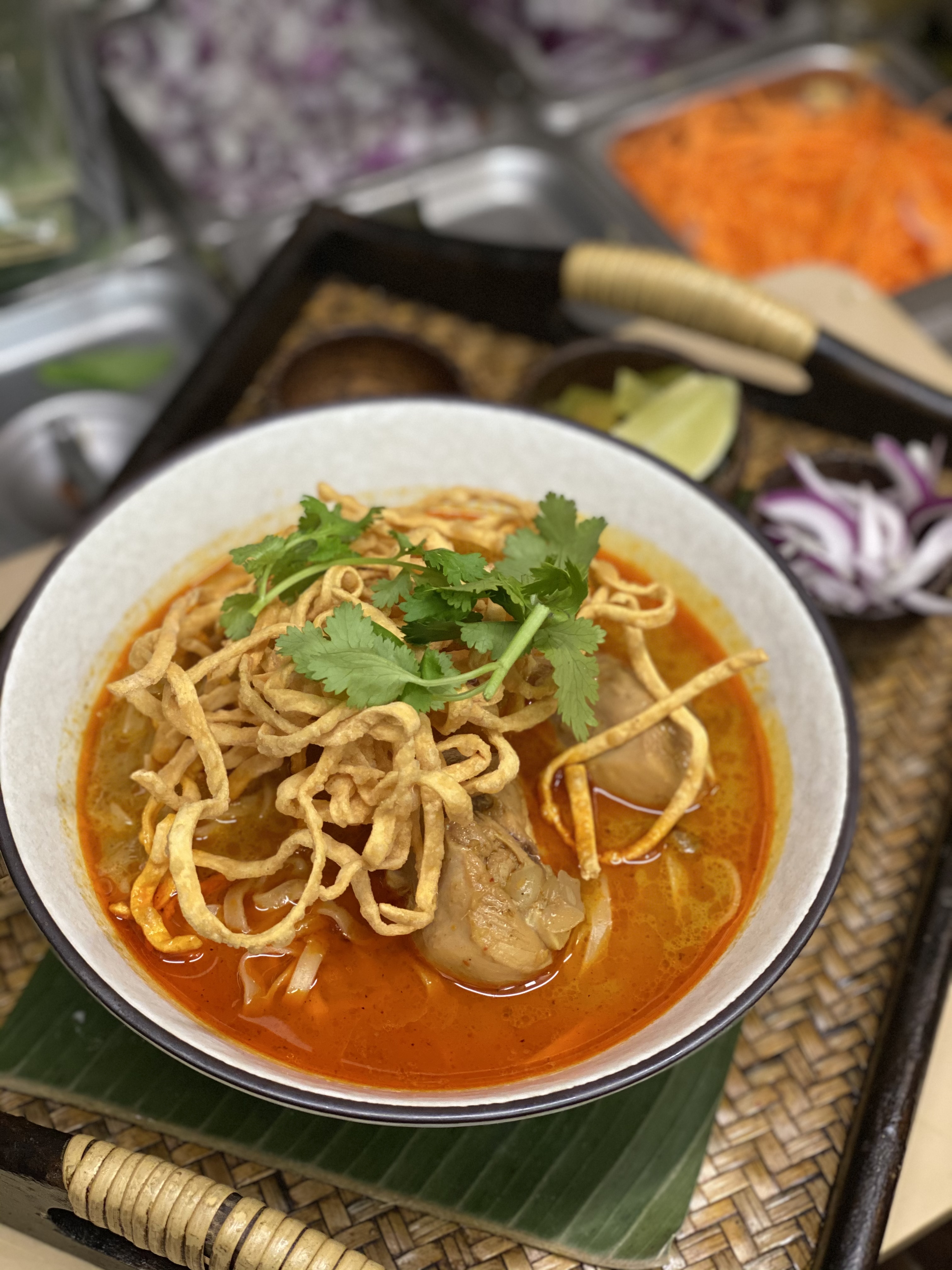 Order Khao Soi Kai food online from Boran Thai store, Brooklyn on bringmethat.com