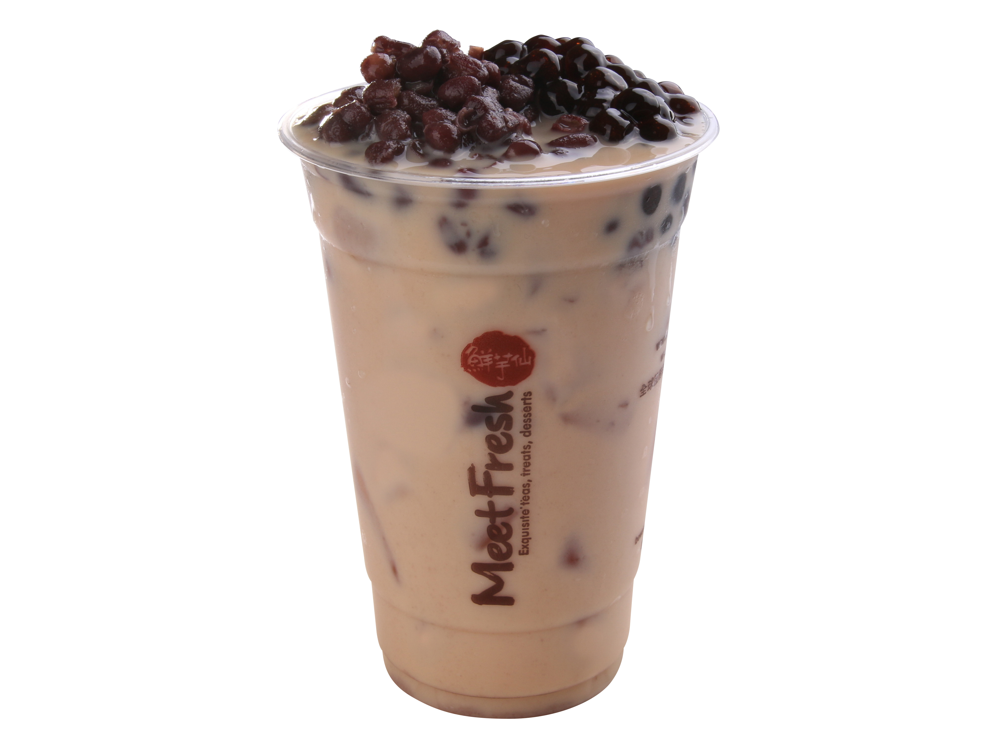 Order  Red Bean and Boba Traditional Milk Tea  food online from Meet Fresh store, San Diego on bringmethat.com