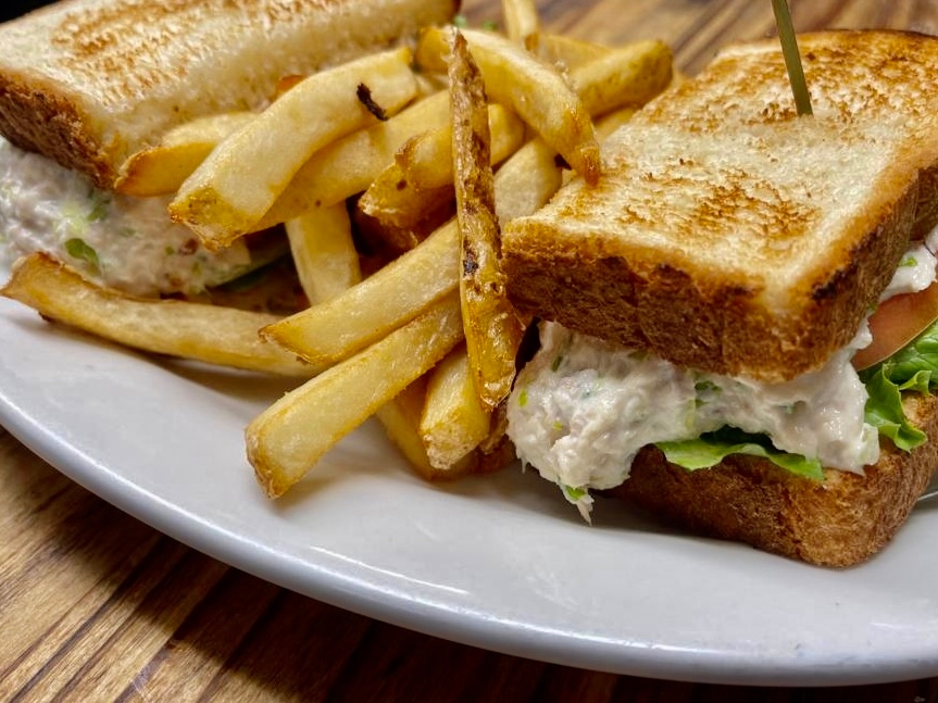 Order Albacore Tuna Sandwich food online from Big Apple Restaurant store, Marlborough on bringmethat.com