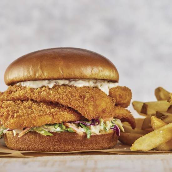 Order Crunch-Fried Flounder Sandwich food online from Red Lobster store, Richmond on bringmethat.com