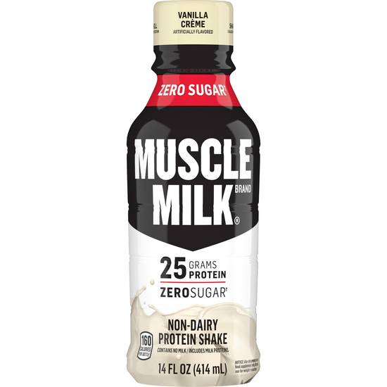 Order Muscle Milk Genuine Protein Shake Vanilla Crème food online from Deerings Market store, Traverse City on bringmethat.com
