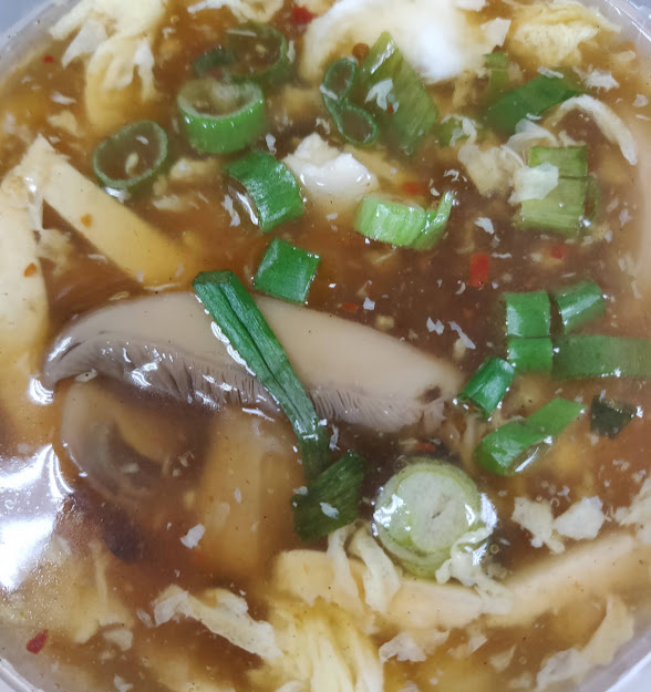 Order 5. Hot and Sour Soup food online from Tasty Carryout store, Hyattsville on bringmethat.com