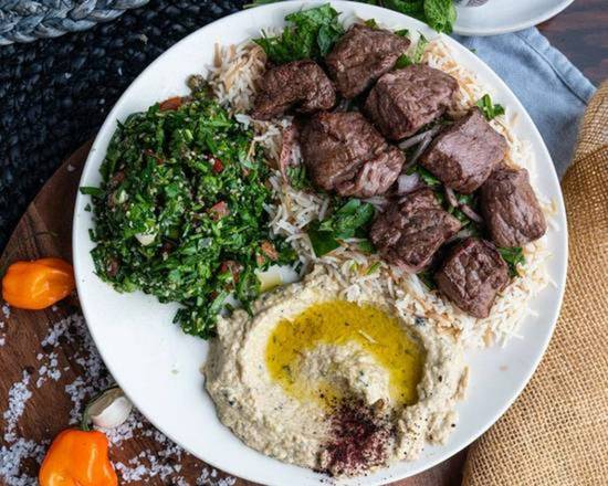 Order Filet Mignon Kabob food online from Open Sesame - West Hollywood store, Los Angeles on bringmethat.com