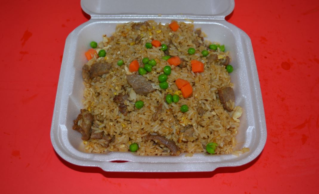 Order FR4. Beef Fried Rice food online from Canton Express store, Plano on bringmethat.com
