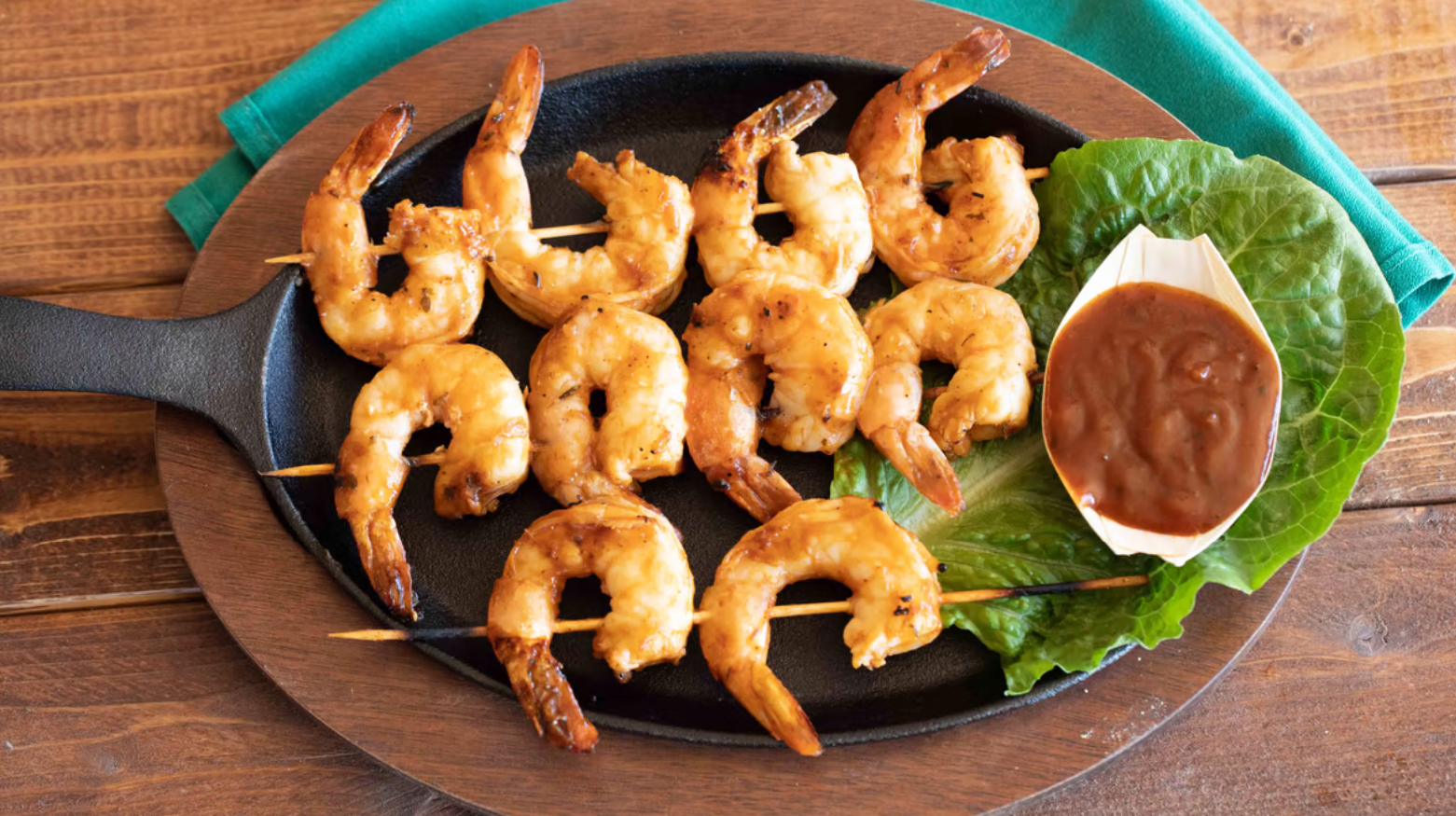 Order Grilled Shrimp food online from The Captain Table store, Westland on bringmethat.com