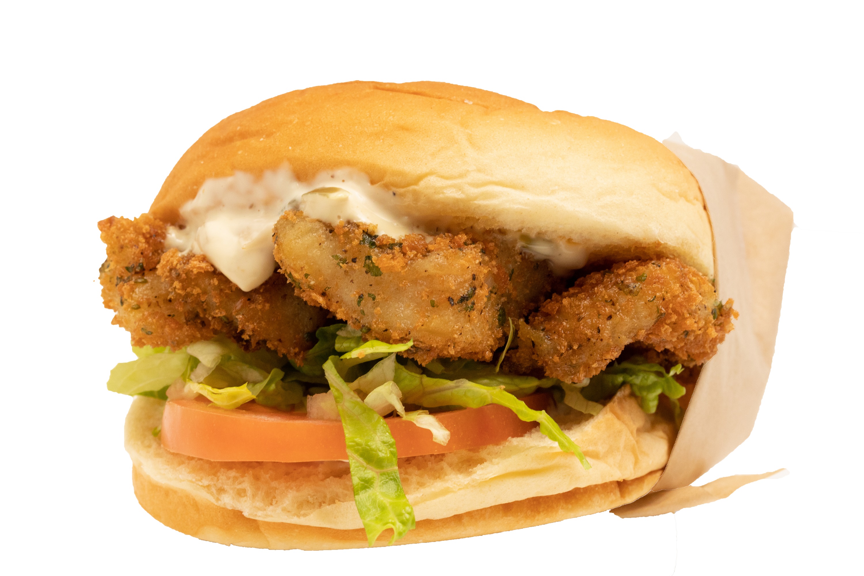 Order Fish Sandwich food online from Stix & Straws store, El Segundo on bringmethat.com