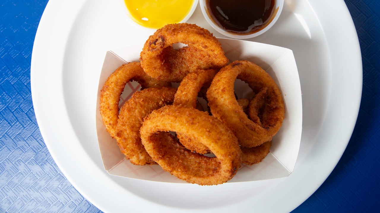 Order Onion Rings food online from Out of the Park Burgers store, Central Islip on bringmethat.com