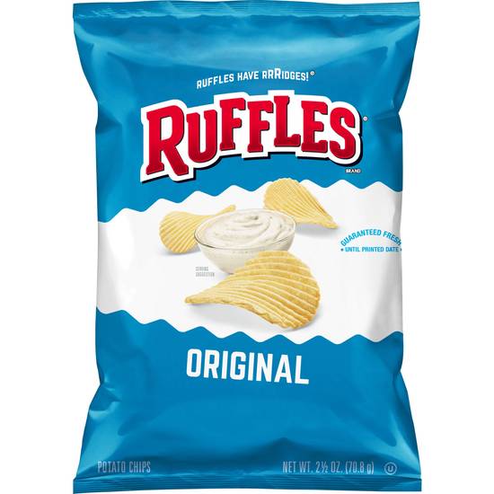 Order Ruffles Original Chips food online from Deerings Market store, Traverse City on bringmethat.com