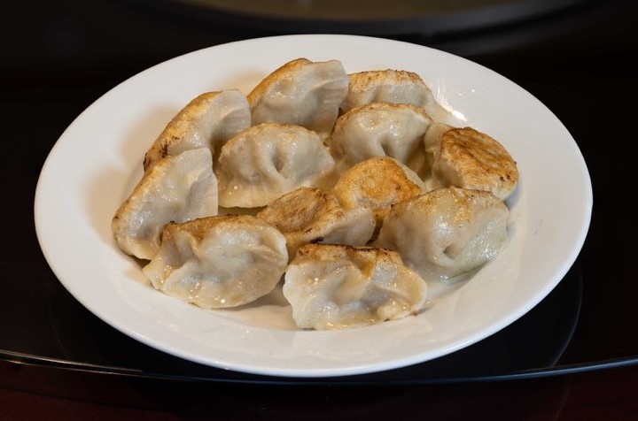 Order Pan Fried Dumpling 煎饺 food online from China town Restaurant store, Anchorage on bringmethat.com
