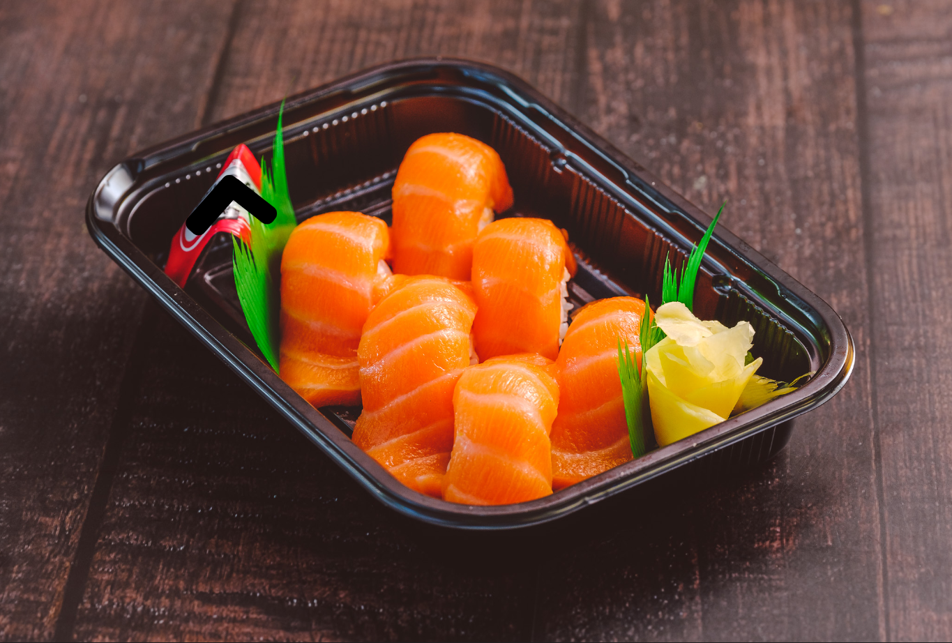 Order 13. Salmon Nigiri (6pc) food online from Wasabi Sushi store, Blue Bell on bringmethat.com