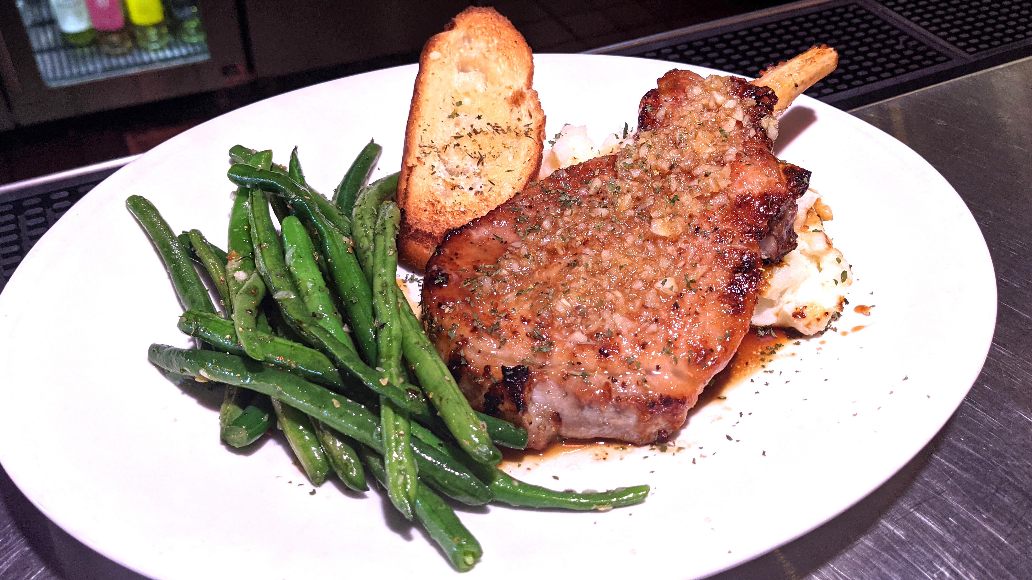 Order Honey-Garlic Porkchop food online from Hillcrest Restaurant And Taphouse store, Antioch on bringmethat.com