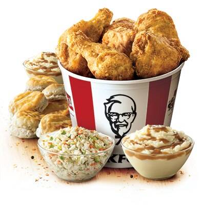 Order 8 pc. Family Bucket Meal food online from Kfc store, Kinston on bringmethat.com