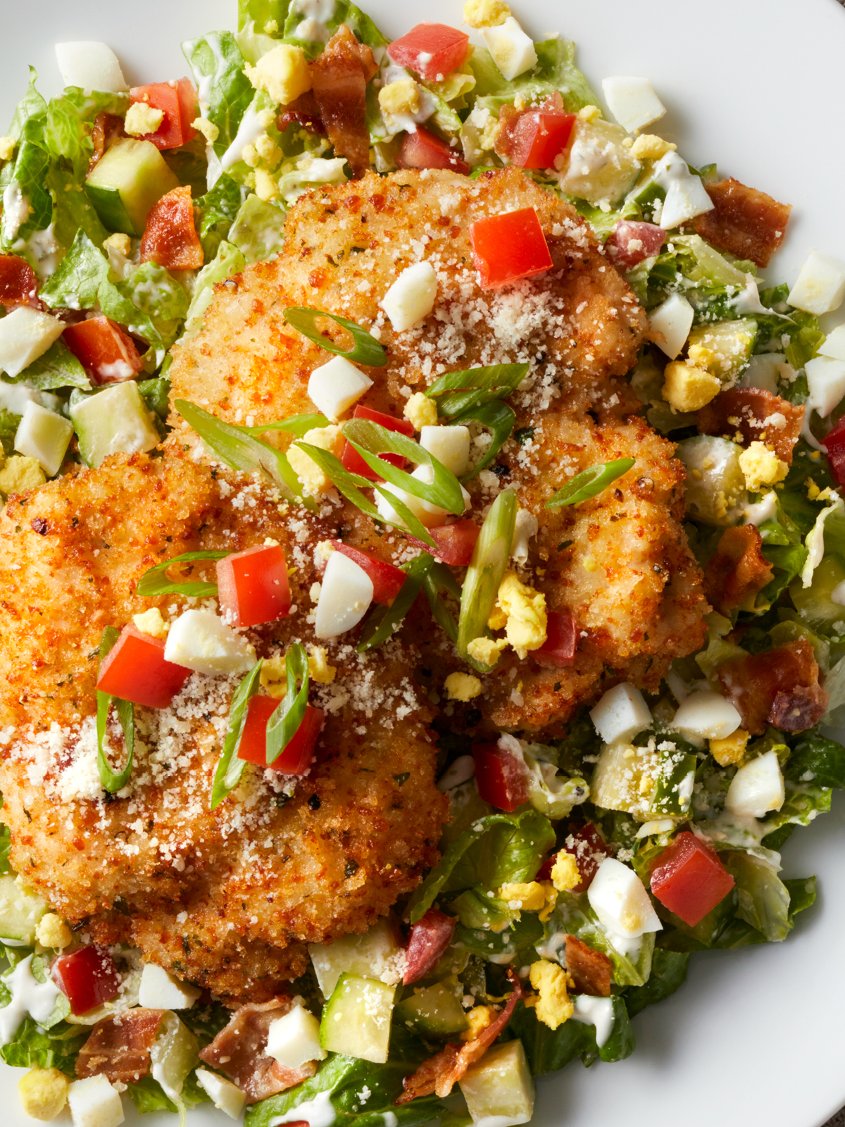 Order Romano Crusted Chicken Salad food online from Bravo! Italian Kitchen store, Beavercreek on bringmethat.com