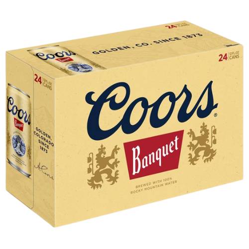 Order Coors Banquet Cans - 12 oz Cans/24 Pack food online from Bottle Shop & Spirits store, Los Alamitos on bringmethat.com