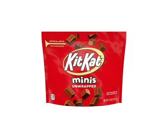 Order Kit Kat Minis Pouch 7.6oz food online from Chevron Extramile store, Stockton on bringmethat.com