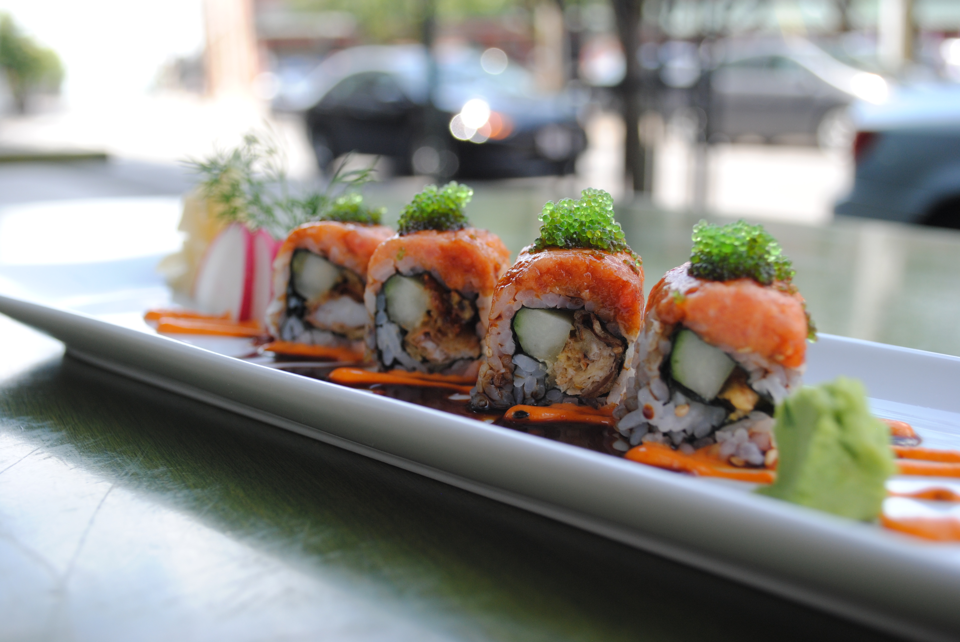 Order Red Dragon Roll  food online from Kooma Sushi store, Columbus on bringmethat.com