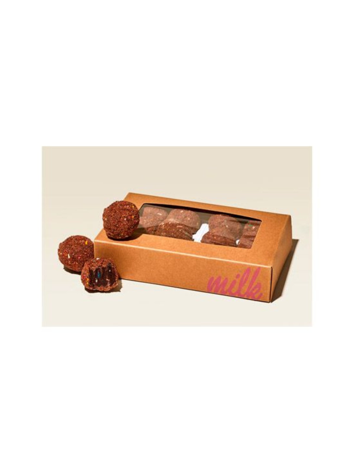 Order Milk Bar Chocolate Birthday Truffles (12 Count) food online from Stock-Up Mart store, Los Angeles on bringmethat.com