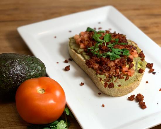 Order Soyrizo Avocado Toast (plant based) food online from Daily Jam store, Tempe on bringmethat.com