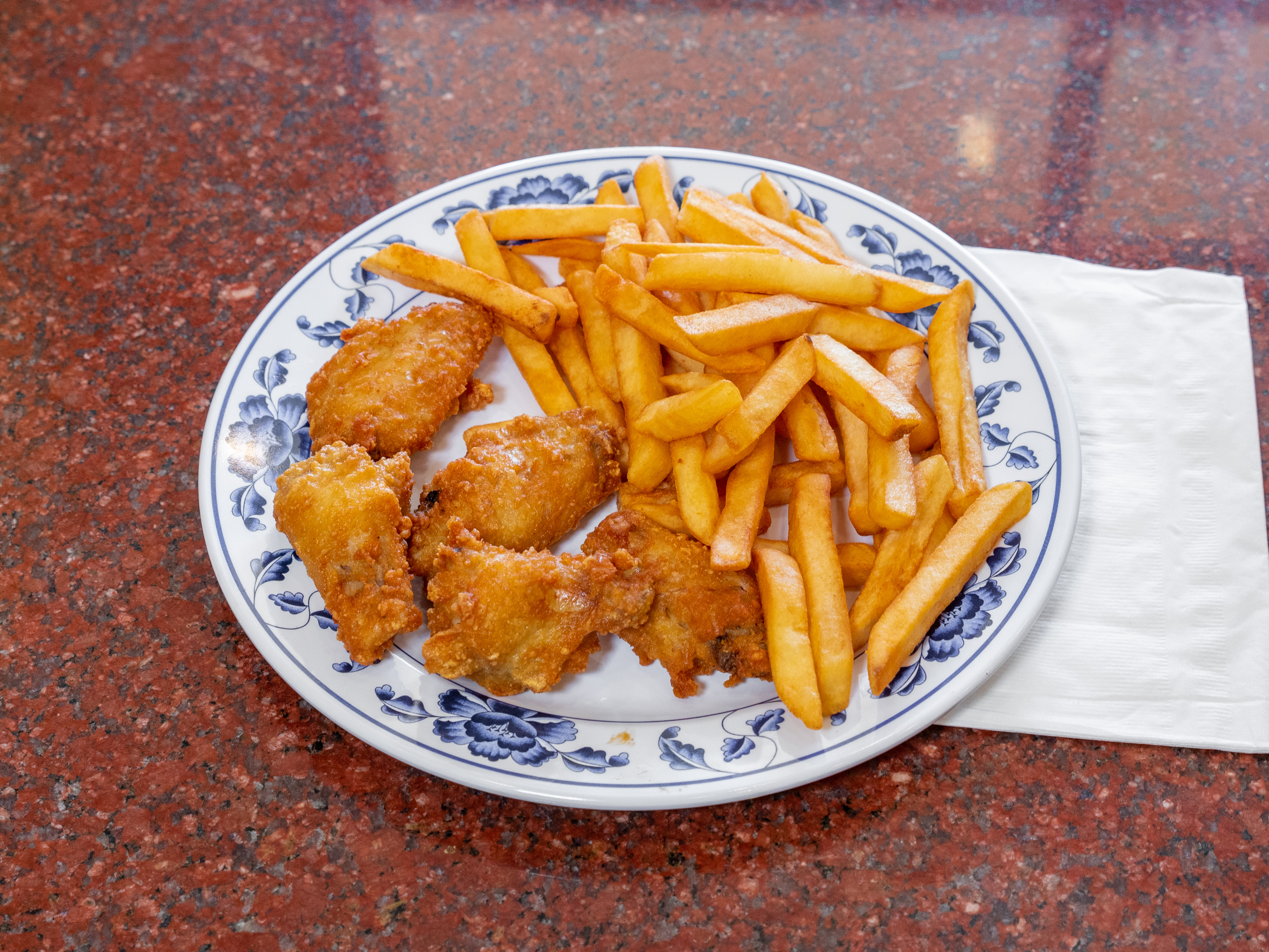 Order Chicken Wing & Fries food online from Alohana Hawaiian Grill store, San Leandro on bringmethat.com