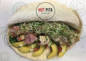 Order Chicken Cordon Blue Pita food online from Hot Pita Food Court store, Fort Campbell on bringmethat.com