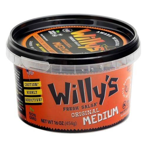 Order Willy's · Medium Salsa (16 oz) food online from Winn-Dixie store, Foley on bringmethat.com