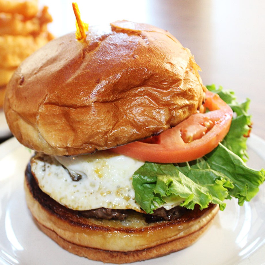Order Bacon & Egg Burger food online from Ground Chuck's Burger Grill store, Kalamazoo on bringmethat.com