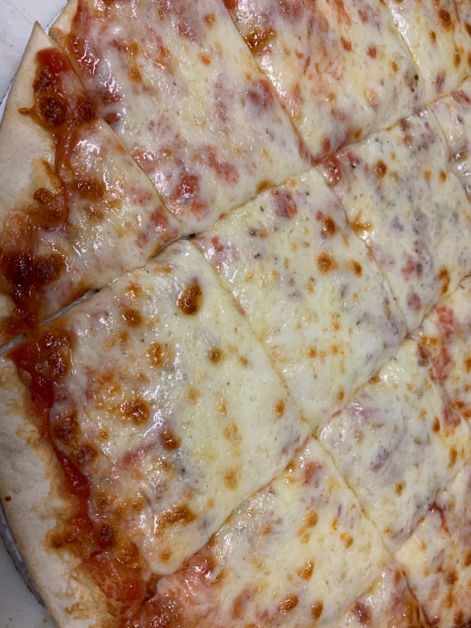Order Cheese Thin Crust Pizza food online from Nancy Pizza store, Niles on bringmethat.com