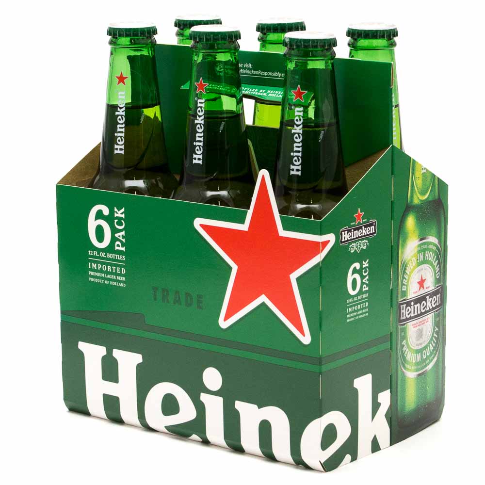 Order Heineken Beer 6 Pack Bottle food online from Mirage Wine & Liquor store, Palm Springs on bringmethat.com