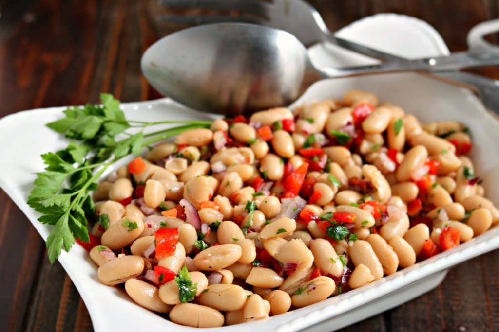 Order White Bean Salad (Piyaz) food online from AkCafe store, Clifton on bringmethat.com