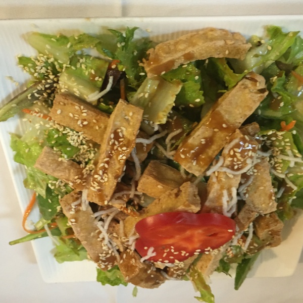 Order 11. Fried Tofu Salad food online from Xing Yuan store, Alameda on bringmethat.com