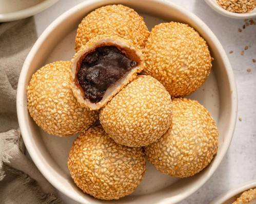 Order Sesame fried balls （6） food online from Hunan Garden store, Josephine County on bringmethat.com