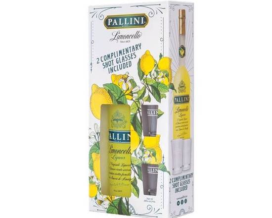 Order Pallini Limoncello Gift Set  food online from Babaro Liquor Store store, Peabody on bringmethat.com