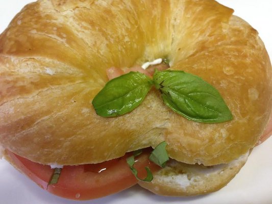 Order Goat Cheese Basil Sandwich food online from Cafe 53 store, Chicago on bringmethat.com