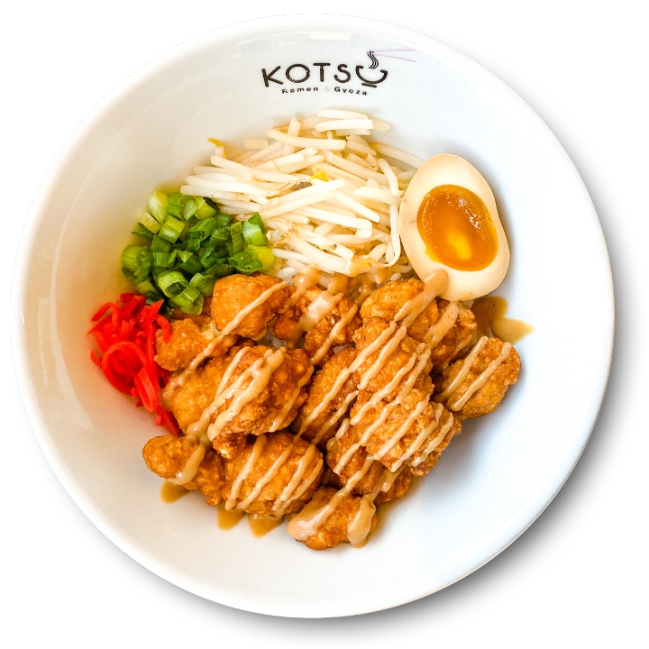 Order Chicken Karaage Bowl food online from KOTSU Ramen & Gyoza store, Montclair on bringmethat.com