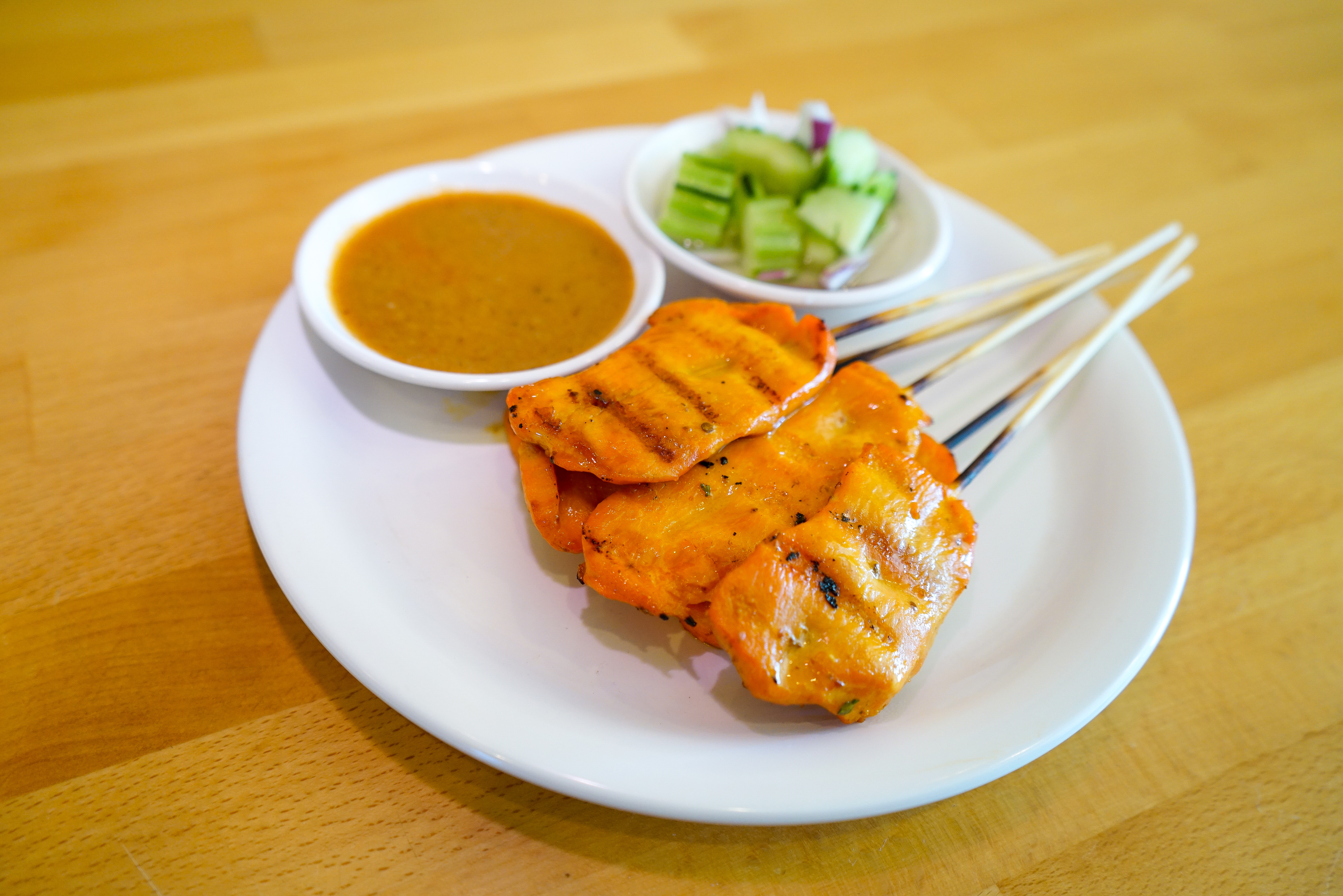 Order Chicken Satay food online from Star of Siam store, Santa Monica on bringmethat.com