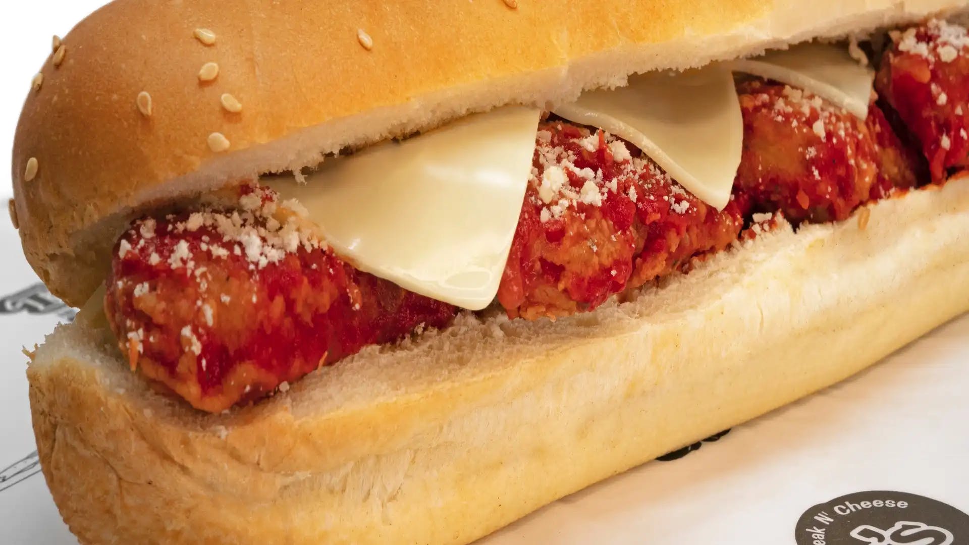 Order Chicken Parmesan Sub - Small food online from Tubby's Grilled Submarines store, Westland on bringmethat.com