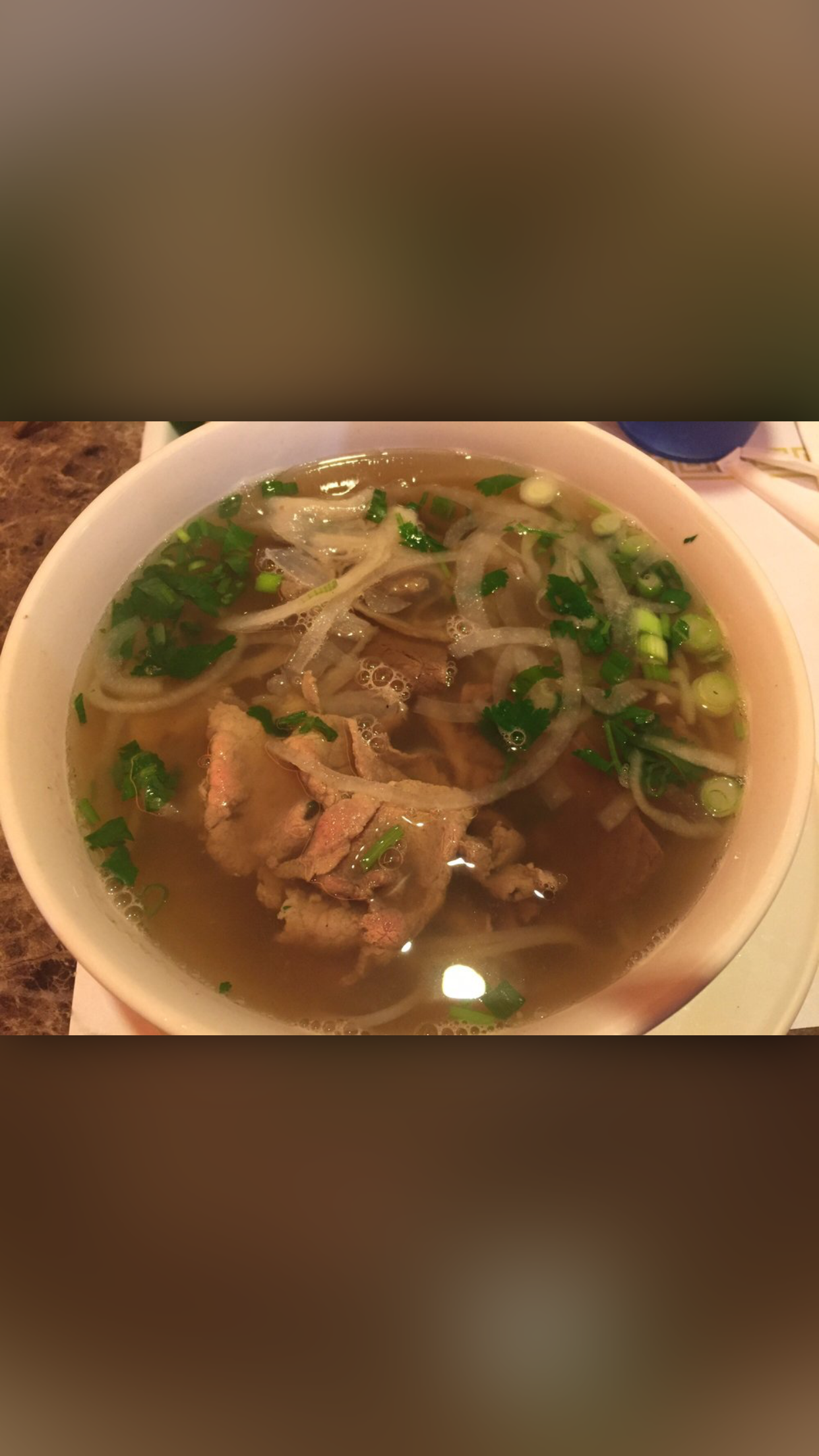 Order Pho Tai Chin (Steak and brisket Pho) food online from Pho Noodle House store, Placentia on bringmethat.com